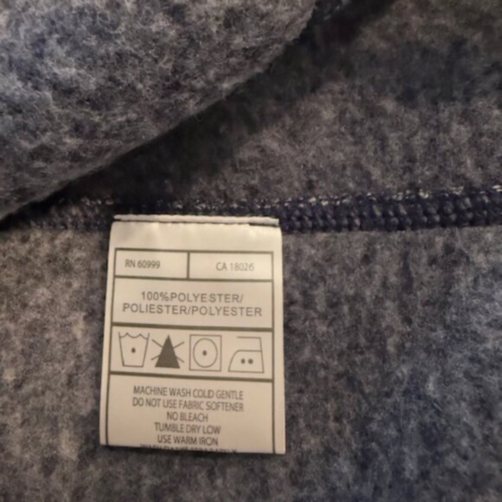 Antigua Pullover Sweater Mens XL Navy Blue Welded Sleeve Zipper NWT - Picture 10 of 12